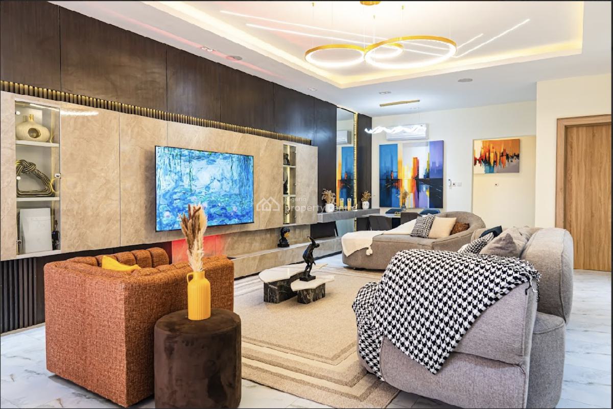 2 Units of Luxury 3 Bedroom with Swimming Pool, Gym, Ps5, & Snooker, Central Mosque, Lekki Phase 1, Lekki, Lagos, Flat / Apartment Short Let