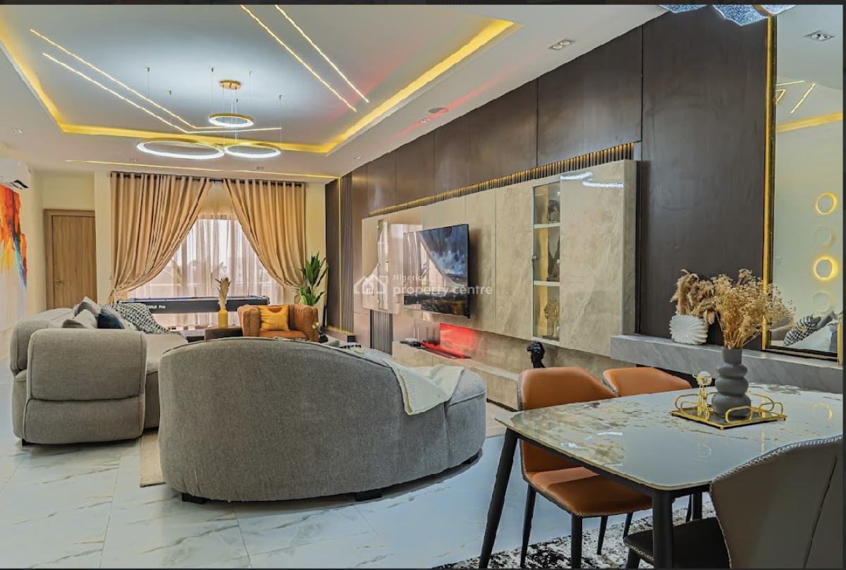 2 Units of Luxury 3 Bedroom with Swimming Pool, Gym, Ps5, & Snooker, Central Mosque, Lekki Phase 1, Lekki, Lagos, Flat / Apartment Short Let