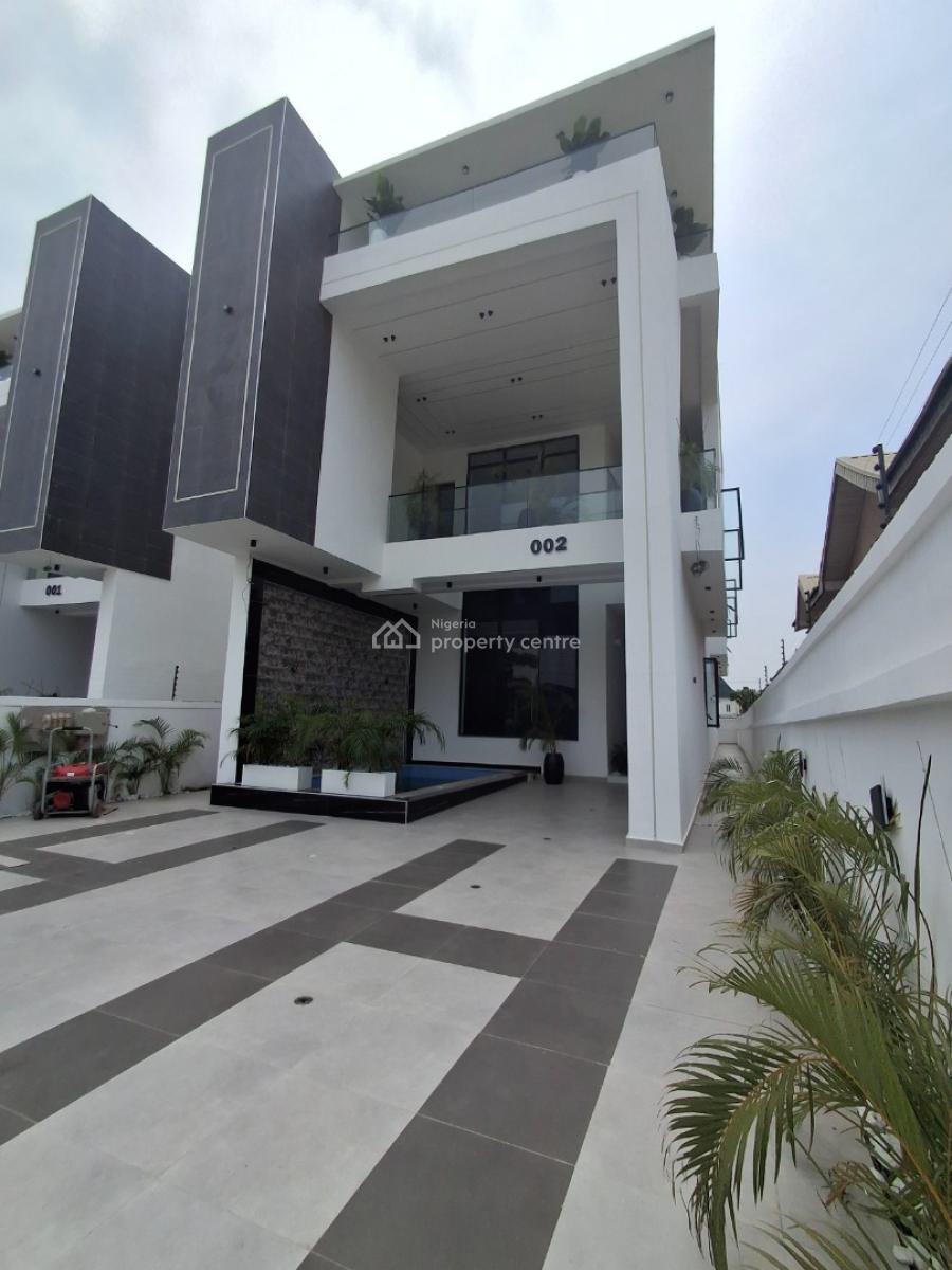 Newly Built 5 Bedroom Fully Detached Duplex with Bq,pool, Ikota, Lekki, Lagos, Detached Duplex for Sale