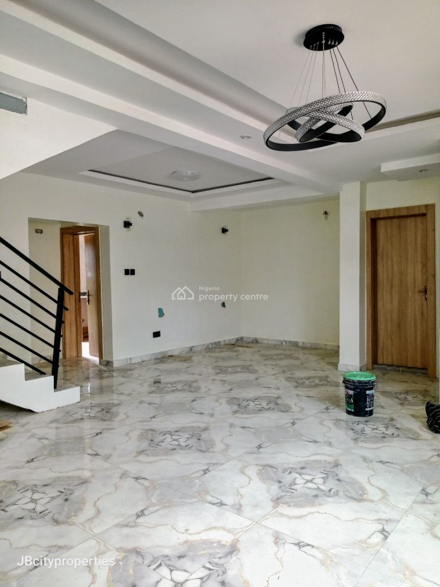 Brand New Luxury 3 Bedroom Terrace Duplex with Bq & 24hrs Power Supply, Fara Park, Sangotedo, Ajah, Lagos, Terraced Duplex for Rent