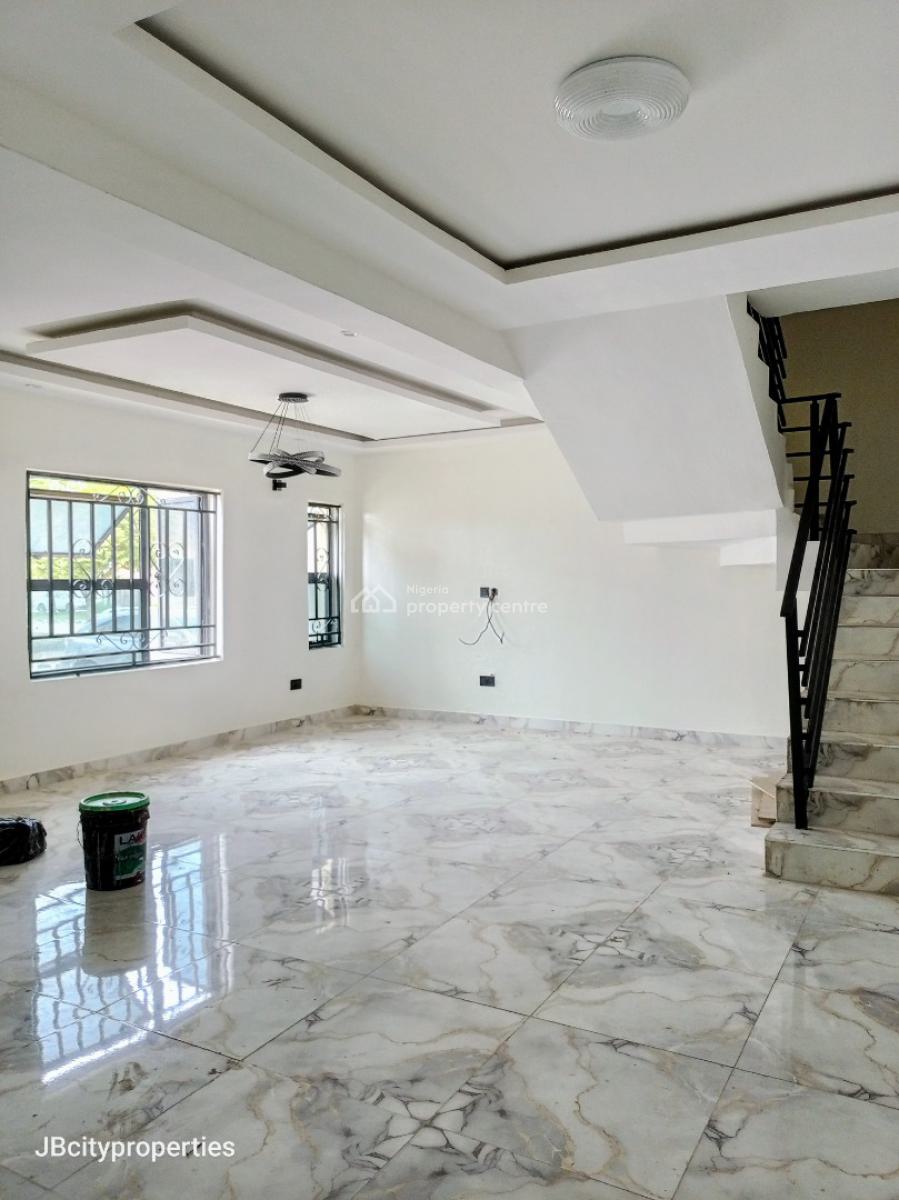 Brand New Luxury 3 Bedroom Terrace Duplex with Bq & 24hrs Power Supply, Fara Park, Sangotedo, Ajah, Lagos, Terraced Duplex for Rent