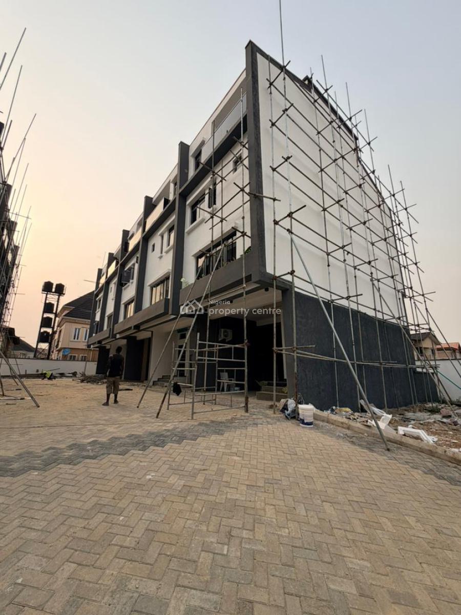 Contemporary 4 Bedroom Duplex Carcass, Gbagada, Lagos, Terraced Duplex for Sale
