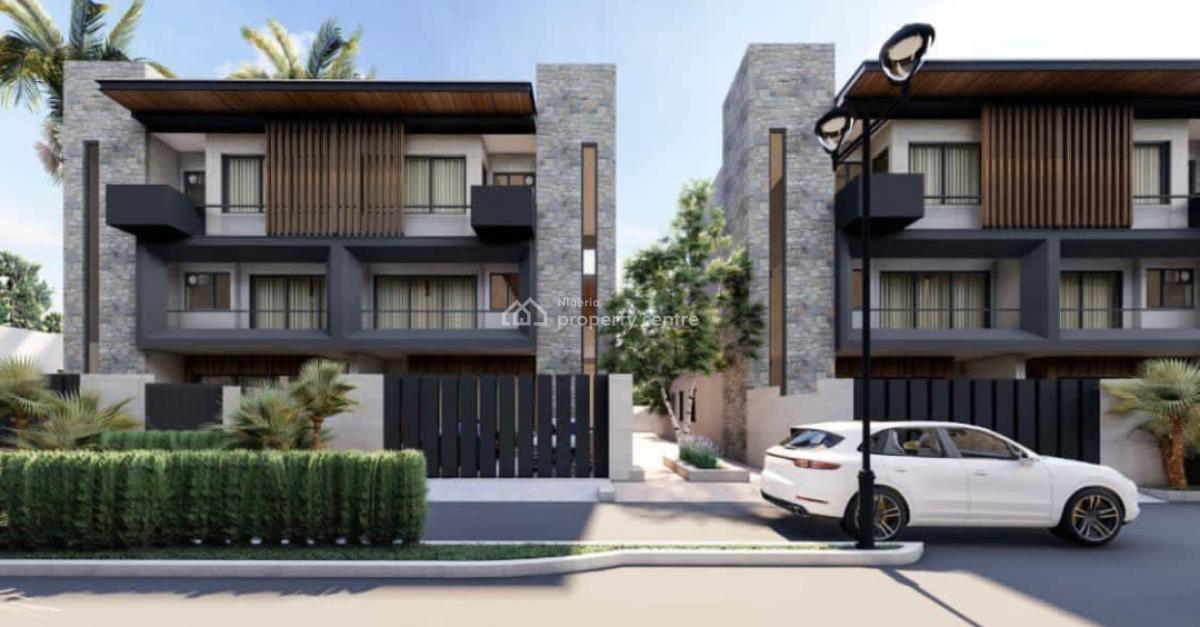 5 Bedrooms Semi Detached Duplex + Bq + Basement + Rooftop, Guzape District, Abuja, Semi-detached Duplex for Sale