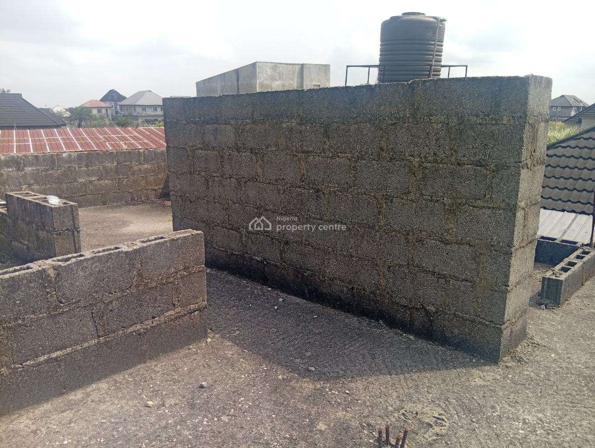 4 Bedrooms Duplex Carcass on Half Plot, Off Ebute Road,, Sangotedo, Ajah, Lagos, Detached Duplex for Sale