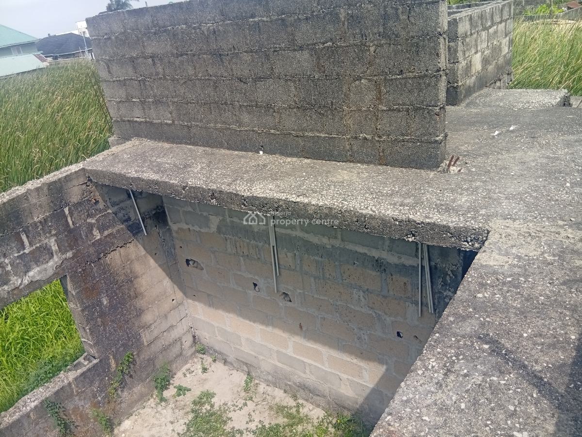 4 Bedrooms Duplex Carcass on Half Plot, Off Ebute Road,, Sangotedo, Ajah, Lagos, Detached Duplex for Sale