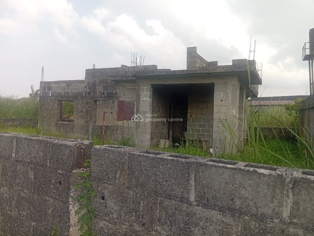 4 Bedrooms Duplex Carcass on Half Plot, Off Ebute Road,, Sangotedo, Ajah, Lagos, Detached Duplex for Sale