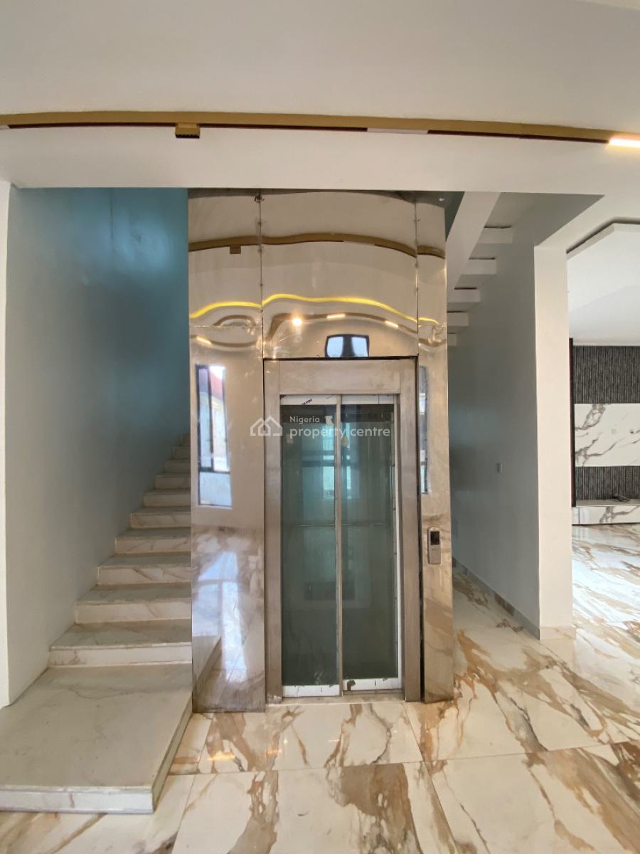 Well Fitted 5 Bedroom Smart Home with Elevator, Pinnock Beach, Osapa, Lekki, Lagos, Detached Duplex for Sale