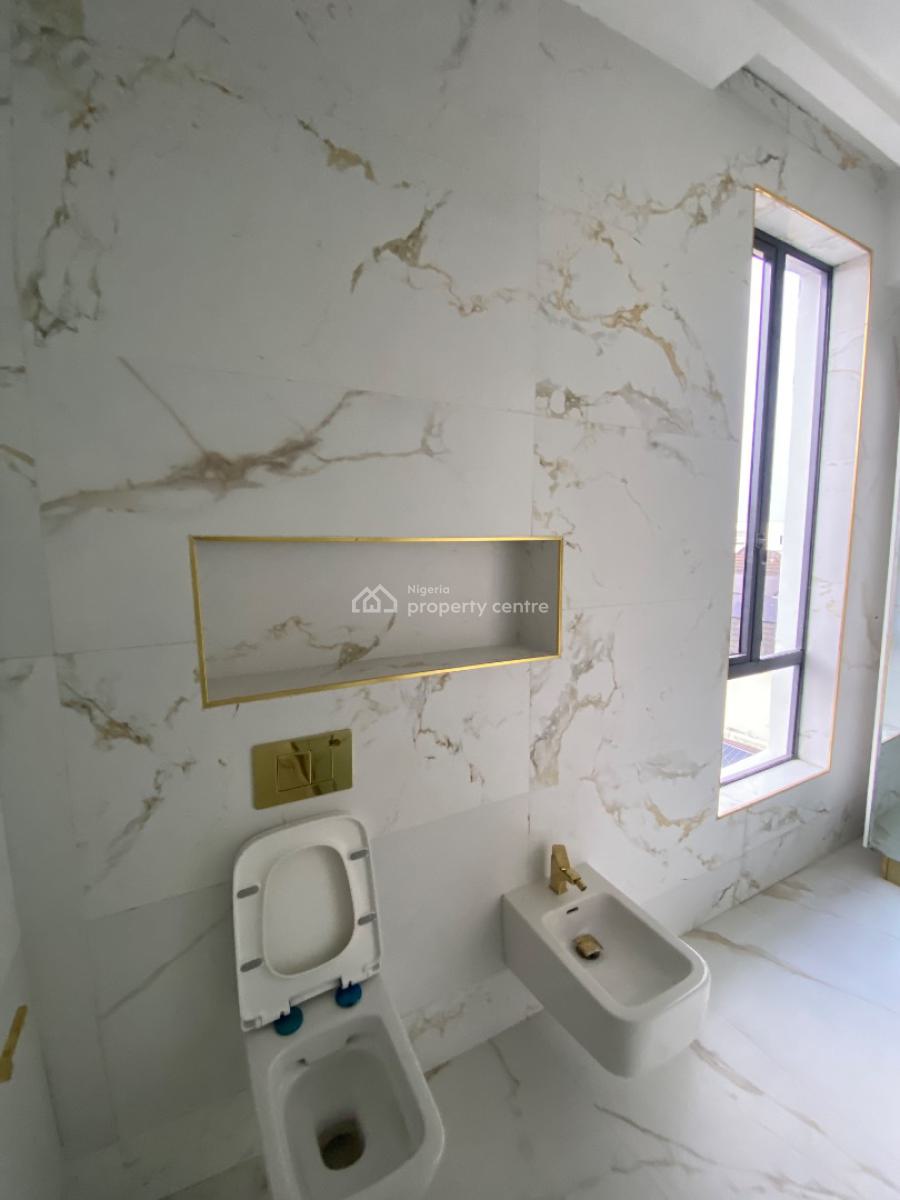 Well Fitted 5 Bedroom Smart Home with Elevator, Pinnock Beach, Osapa, Lekki, Lagos, Detached Duplex for Sale