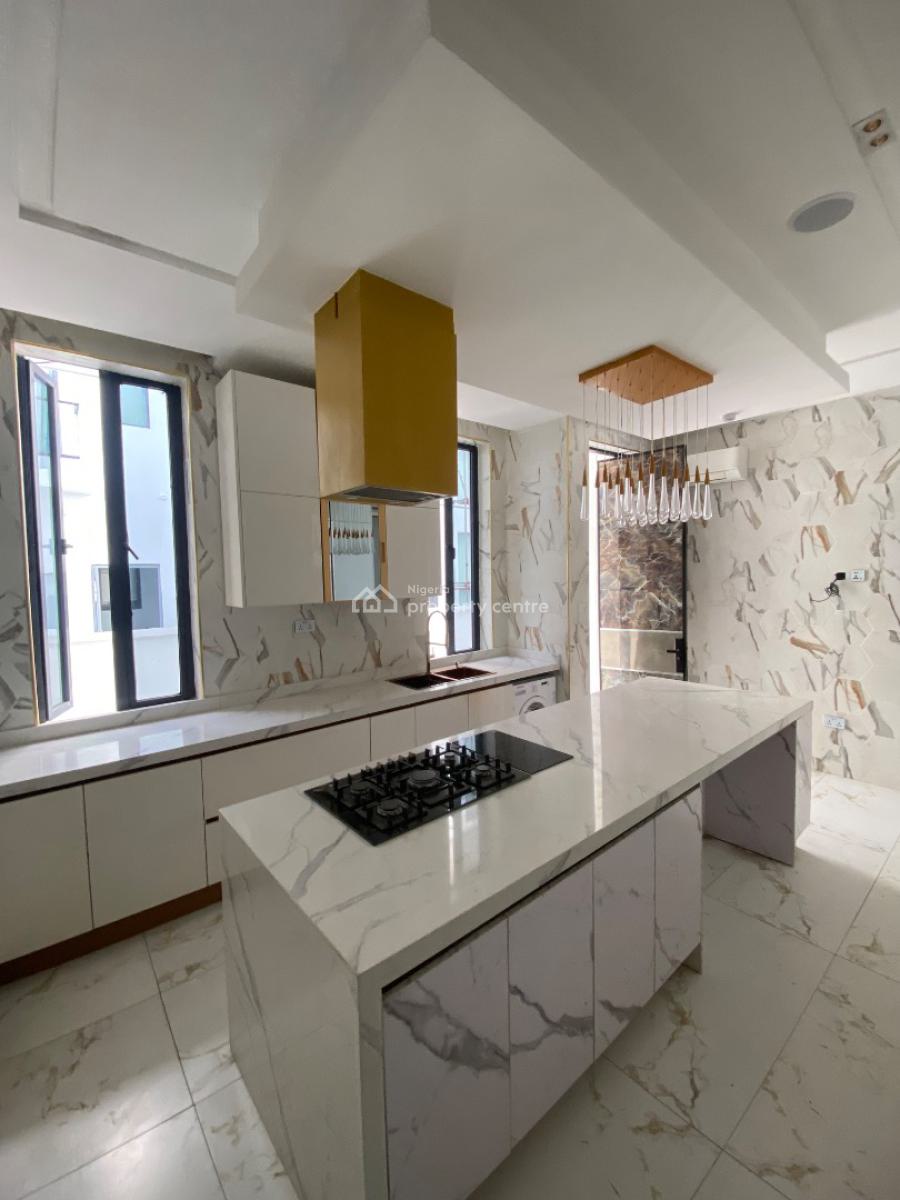 Well Fitted 5 Bedroom Smart Home with Elevator, Pinnock Beach, Osapa, Lekki, Lagos, Detached Duplex for Sale