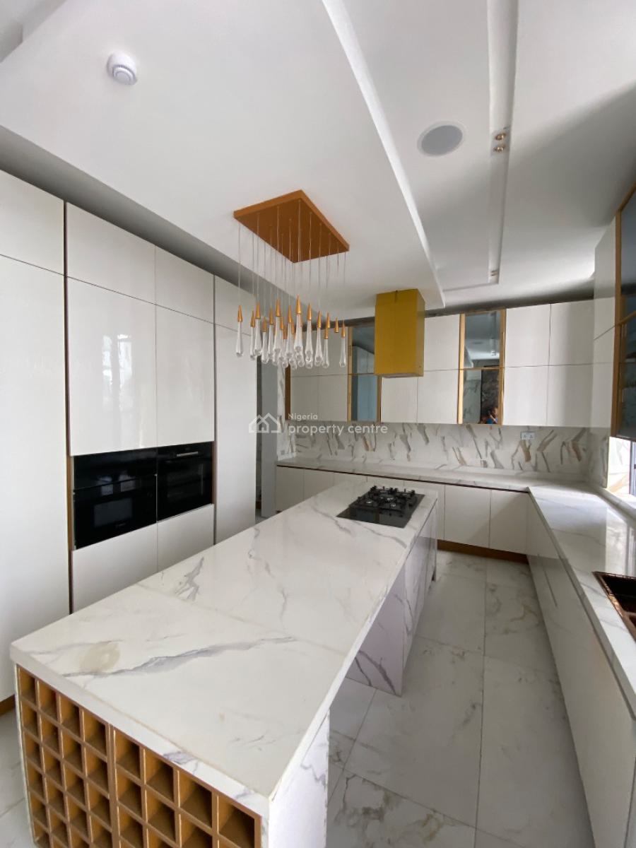 Well Fitted 5 Bedroom Smart Home with Elevator, Pinnock Beach, Osapa, Lekki, Lagos, Detached Duplex for Sale