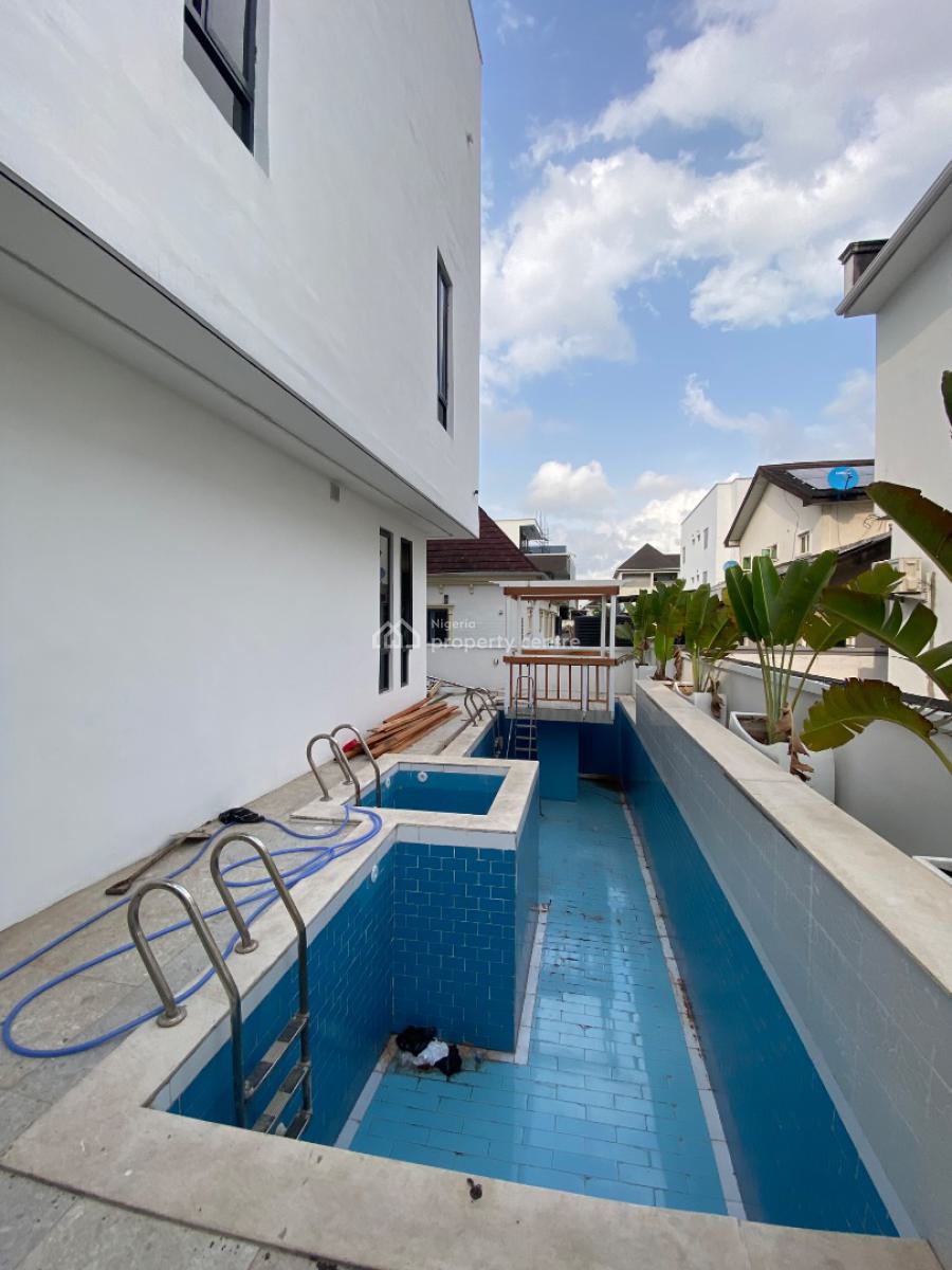 Well Fitted 5 Bedroom Smart Home with Elevator, Pinnock Beach, Osapa, Lekki, Lagos, Detached Duplex for Sale