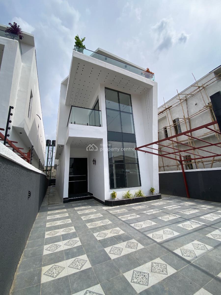 Smart Home 5 Bedroom Duplex Comes with Swimming Pool Plus Bq, Blenco Supermarket, Sangotedo, Ajah, Lagos, Detached Duplex for Sale