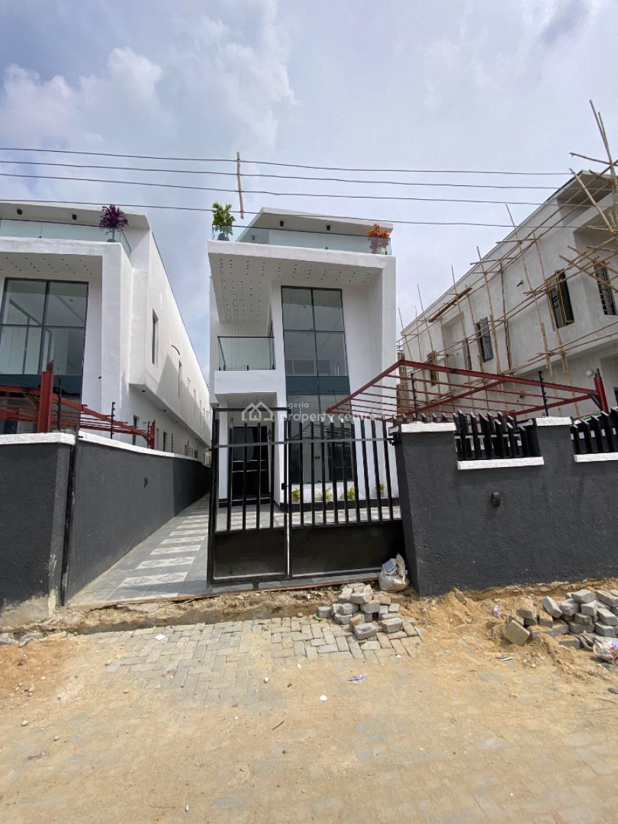 Smart Home 5 Bedroom Duplex Comes with Swimming Pool Plus Bq, Blenco Supermarket, Sangotedo, Ajah, Lagos, Detached Duplex for Sale