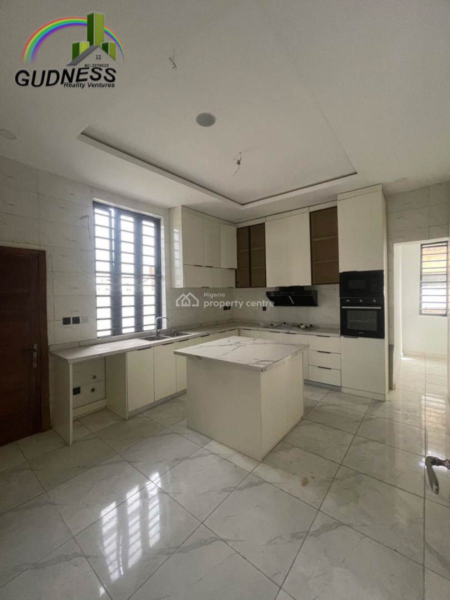 5 Bedroom Fully Detached Duplex with a Bq and Swimming Pool, Chevron, Lekki, Lagos, Flat / Apartment for Sale