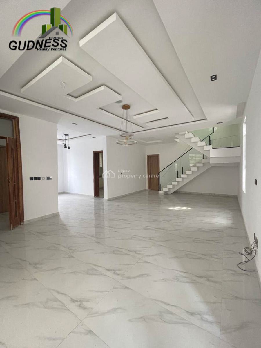 5 Bedroom Fully Detached Duplex with a Bq and Swimming Pool, Chevron, Lekki, Lagos, Flat / Apartment for Sale