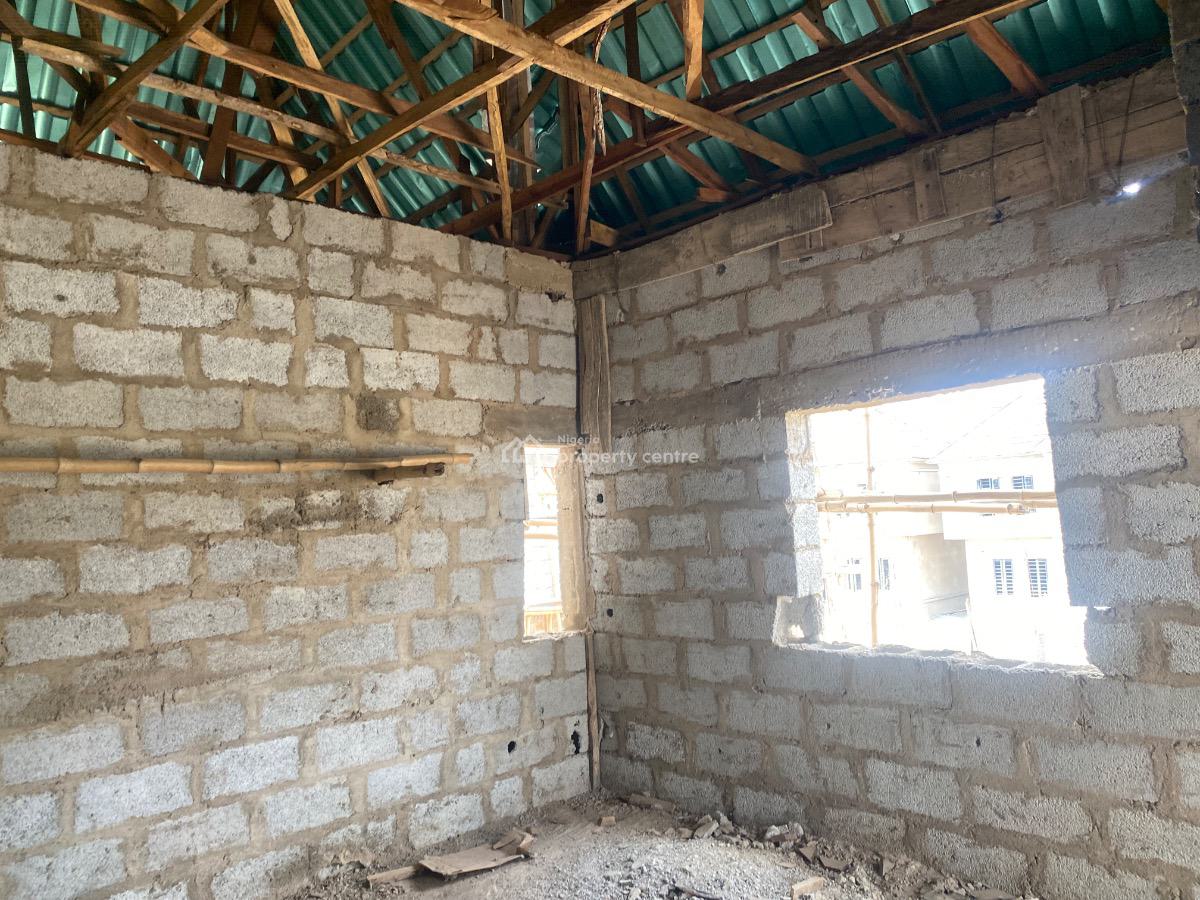 Carcass Newly Built & Spacious 4 Bedroom Fully Detached Duplex, Opposite River Park, 3 Minutes Drive to The Express, Lugbe District, Abuja, Detached Duplex for Sale