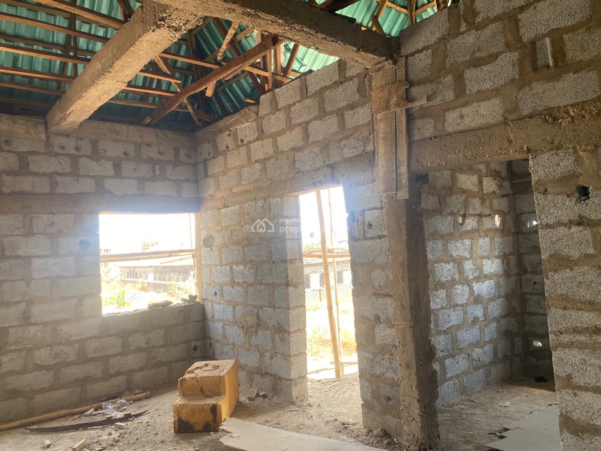 Carcass Newly Built & Spacious 4 Bedroom Fully Detached Duplex, Opposite River Park, 3 Minutes Drive to The Express, Lugbe District, Abuja, Detached Duplex for Sale