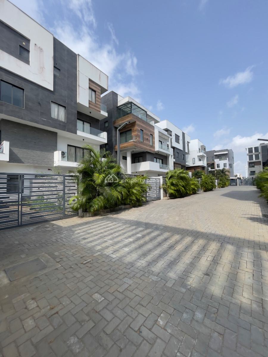Luxury 5 Bedroom Semi Detached with Elevator, and Bq, Banana Island, Ikoyi, Lagos, Semi-detached Duplex for Rent
