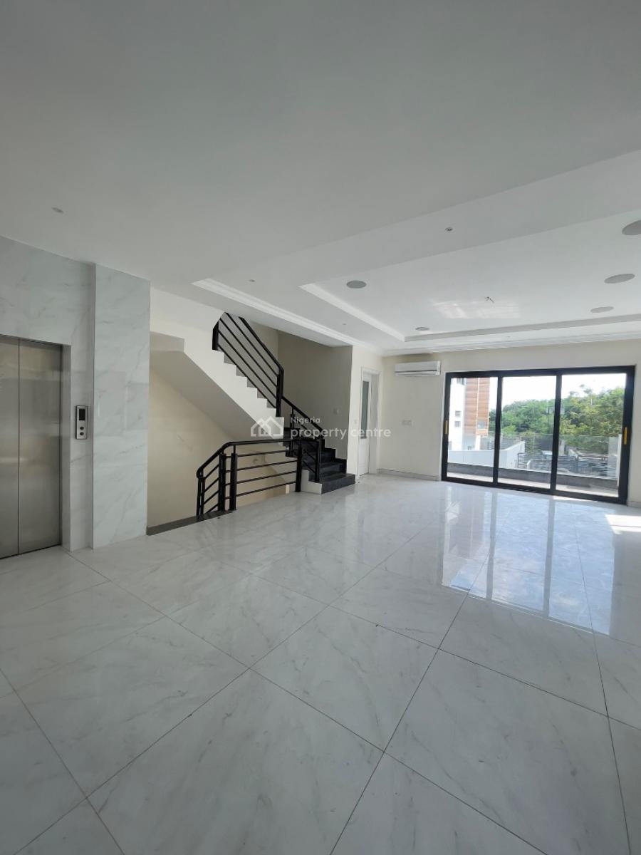 Luxury 5 Bedroom Semi Detached with Elevator, and Bq, Banana Island, Ikoyi, Lagos, Semi-detached Duplex for Rent