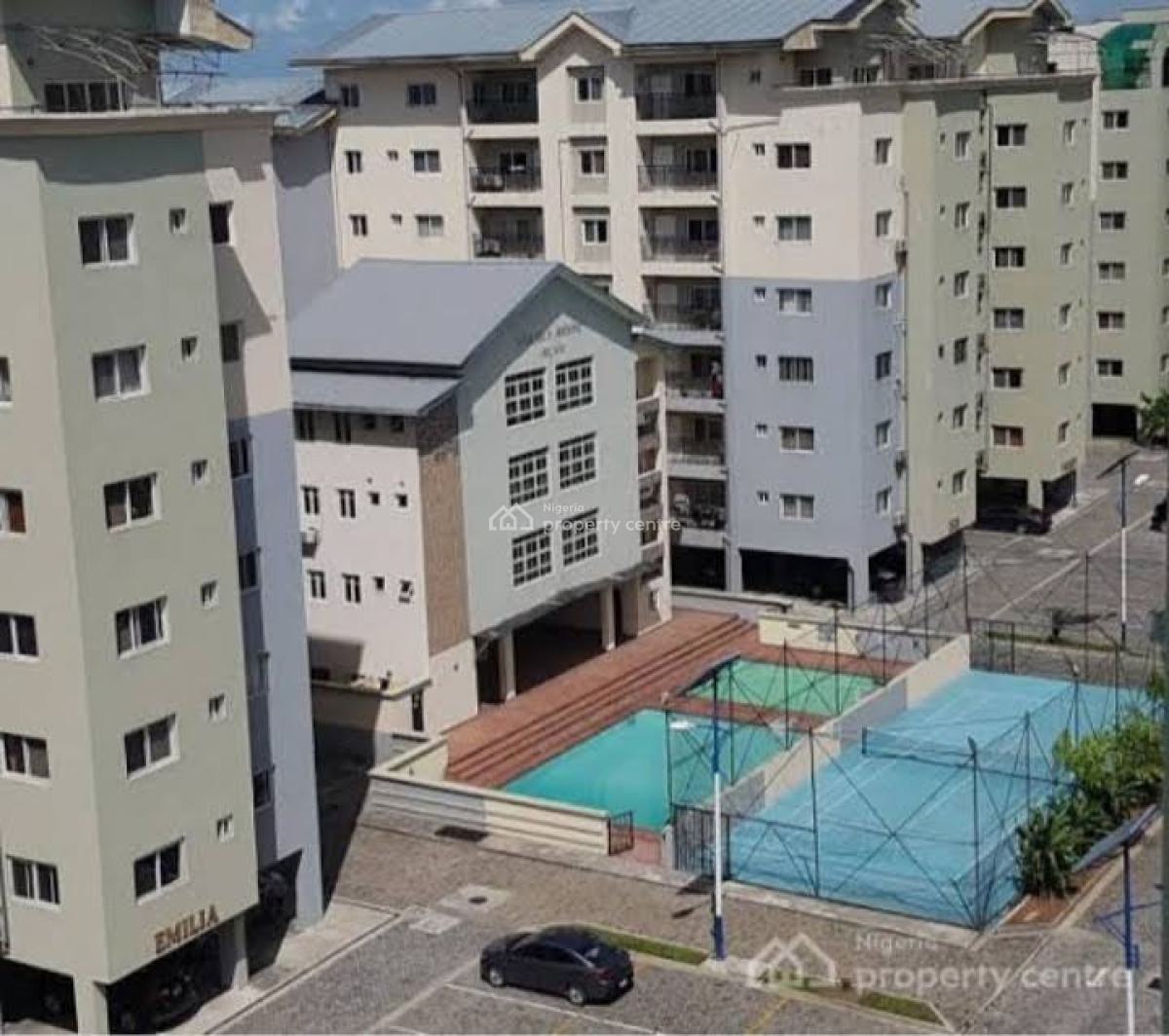 Spacious and Fully Serviced 3 Bedroom Flat with Bq, Prime Water Garden Phase 2, Off Freedom Way, Ikate, Lekki, Lagos, Flat / Apartment for Sale