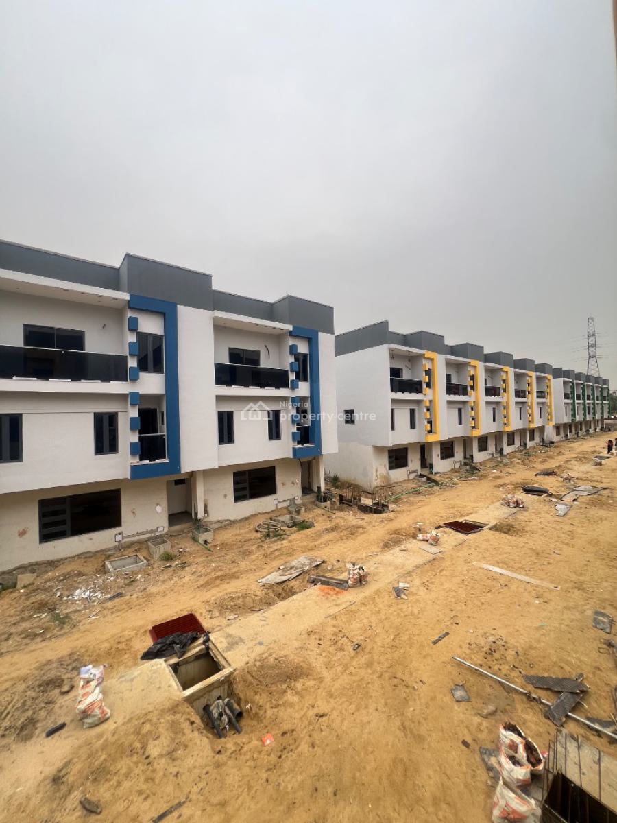 Fully Fitted 4 Bedrooms Terraced Duplex House with a Courtyard, Gra, Ogudu, Lagos, Terraced Duplex for Sale