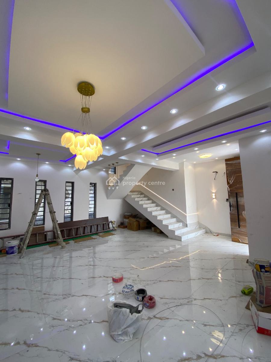 Smart Home 5bedroom Duplex Comes with Swimming Pool Plus Bq, By Shop Rite, Sangotedo, Ajah, Lagos, House for Sale