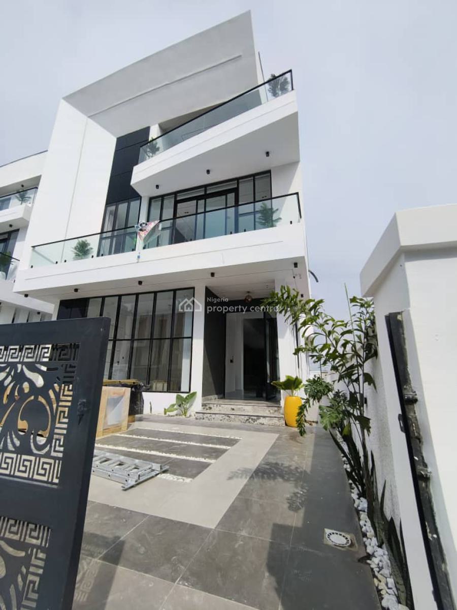 Luxurious Automated Exquisite 6 Bedroom Fully Detach Duplex Ed Duplex, Chevron, Lekki, Lagos, Detached Duplex for Sale