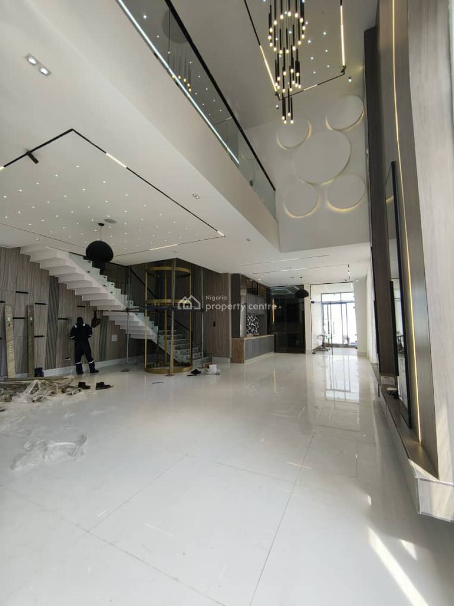 Luxurious Automated Exquisite 6 Bedroom Fully Detach Duplex Ed Duplex, Chevron, Lekki, Lagos, Detached Duplex for Sale
