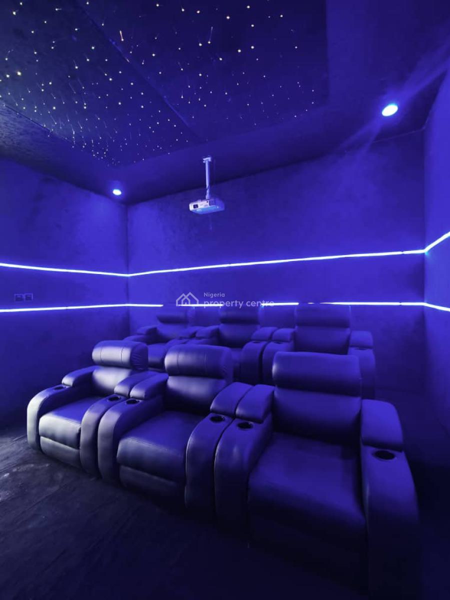 Luxurious Automated Exquisite 6 Bedroom Fully Detach Duplex Ed Duplex, Chevron, Lekki, Lagos, Detached Duplex for Sale