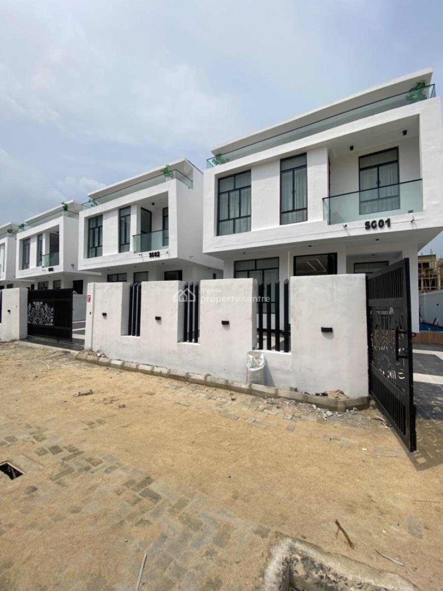 Bran New 5 Bedrooms Detached Duplex with Bq, Chevron Lekki /private Estate, Lekki Phase 2, Lekki, Lagos, Detached Duplex for Sale