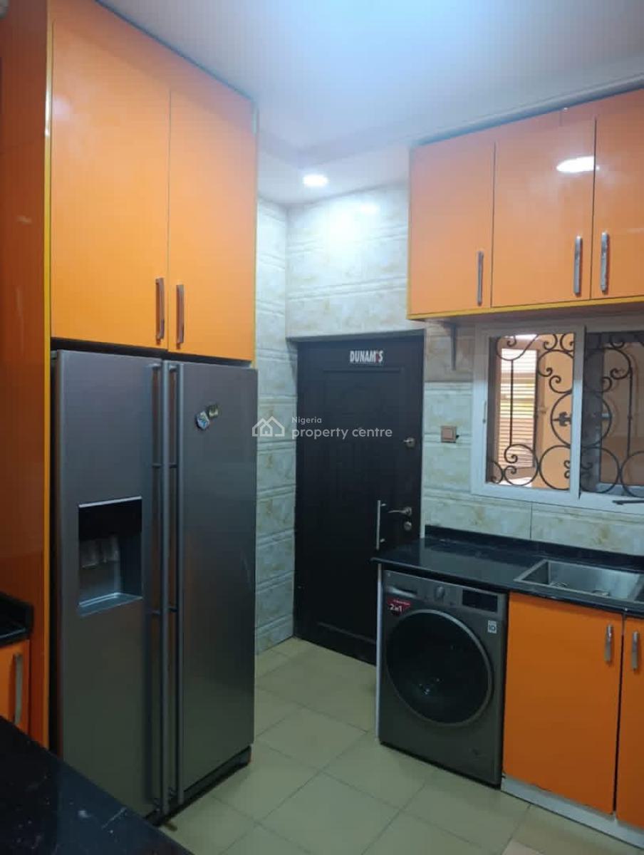 Well Refurbished 4 Bedroom Fully Furnished Terrace Duplex,bq, Katampe Extension, Katampe, Abuja, Terraced Duplex for Rent