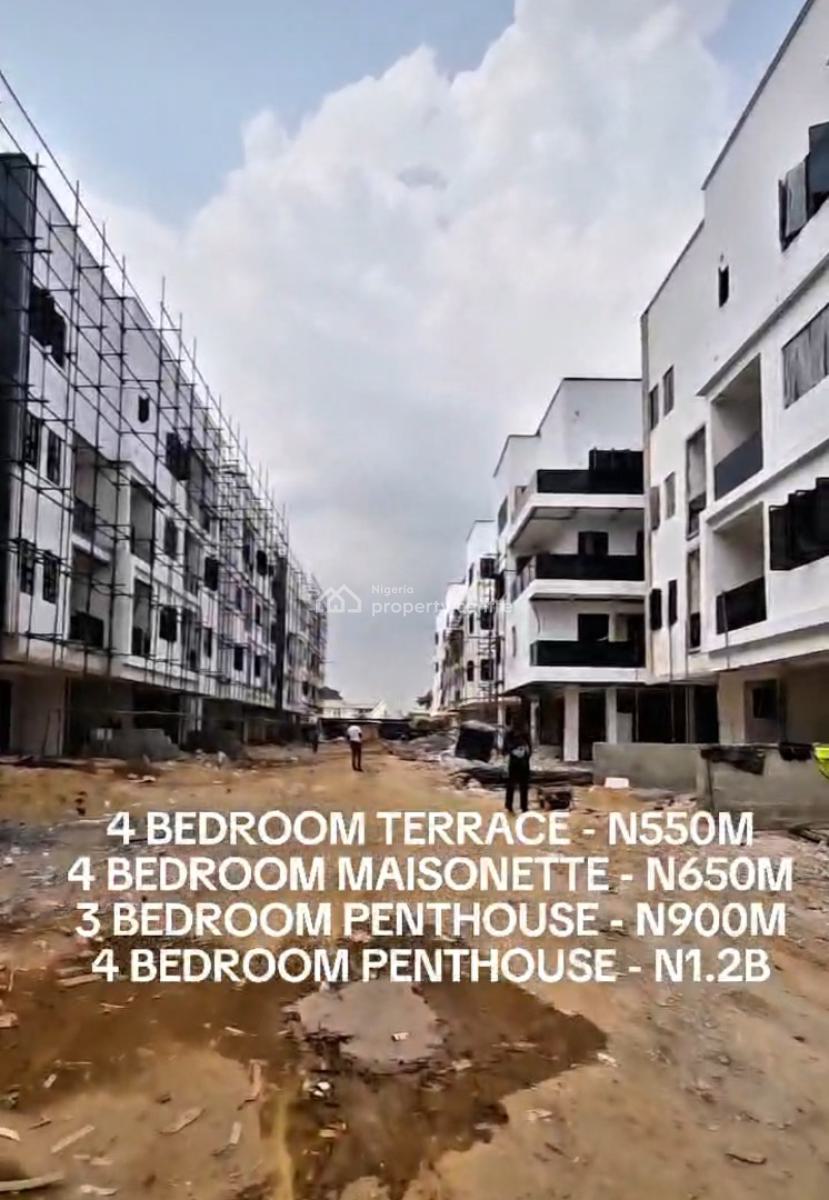 4-bedroom Penthouse in a Service Mini Estate, Oduduwa, Ikeja Gra, Ikeja, Lagos, Flat / Apartment for Sale