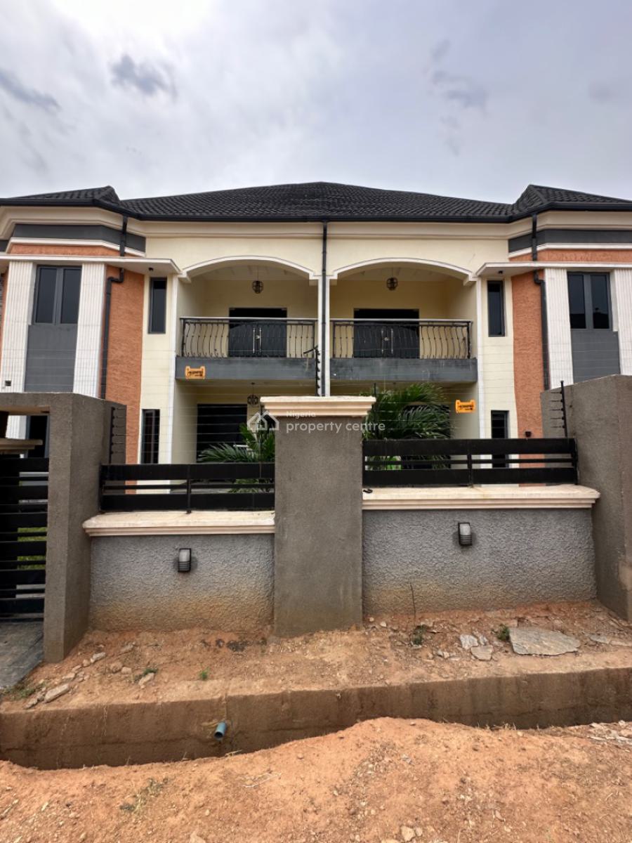 Brand New 4 Bedroom Gated Duplex & Bq, Wuye, Abuja, Semi-detached Duplex for Sale