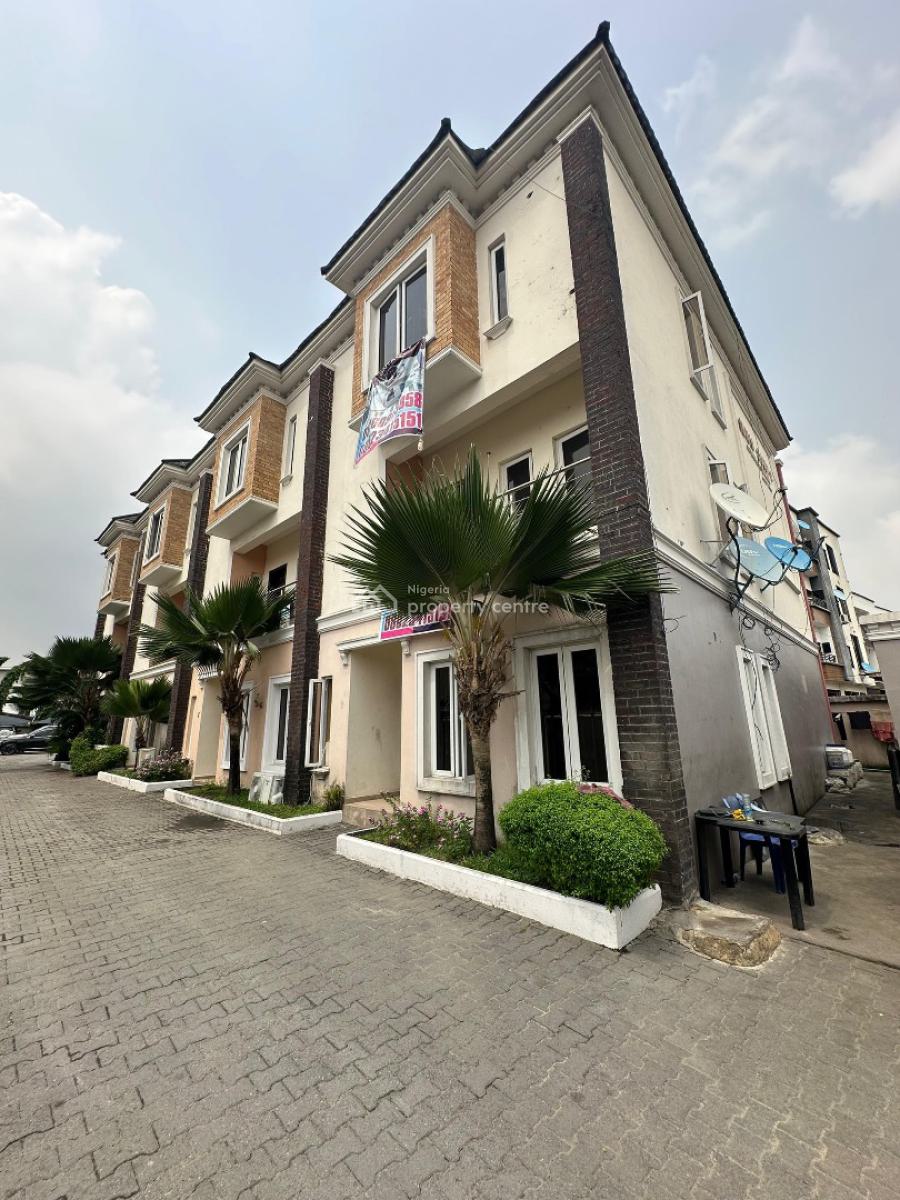 Contemporary 4 Bedroom Terrace Duplex, Osapa, Lekki, Lagos, House for Sale