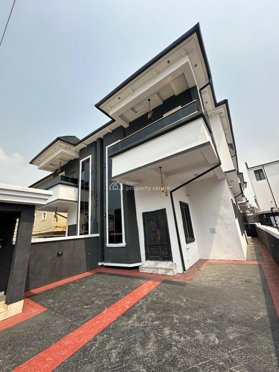 Contemporary 4 Bedroom Semi Detached, Osapa, Lekki, Lagos, House for Sale