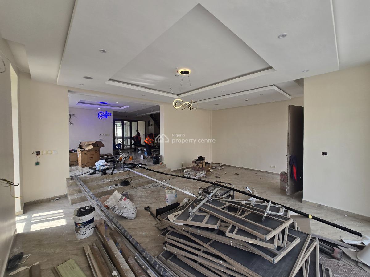 a Self-serviced 5-bedroom Semi-detached Duplex Plus 2 Rooms Bq, Off Bourdillon Road, Ikoyi, Lagos, Semi-detached Duplex for Rent