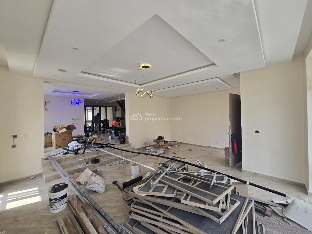 a Self-serviced 5-bedroom Semi-detached Duplex Plus 2 Rooms Bq, Off Bourdillon Road, Ikoyi, Lagos, Semi-detached Duplex for Rent