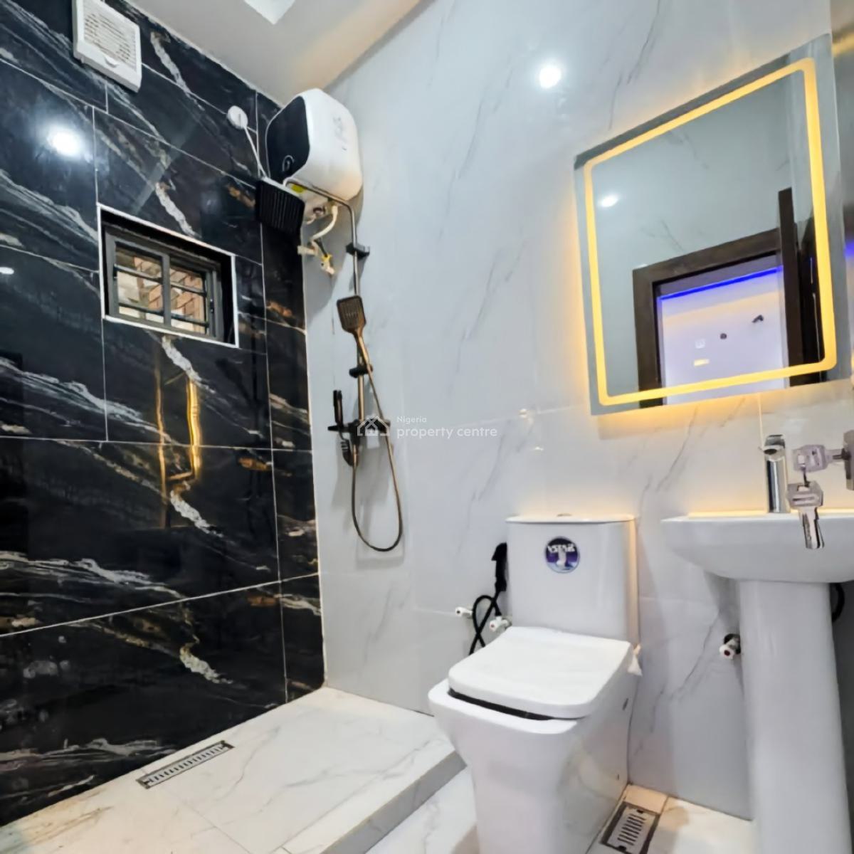 Brand New Contemporary 3 Bedroom Bungalow in a Secure Estate, Omachi Estate, Rumuodomaya, Port Harcourt, Rivers, Detached Bungalow for Sale