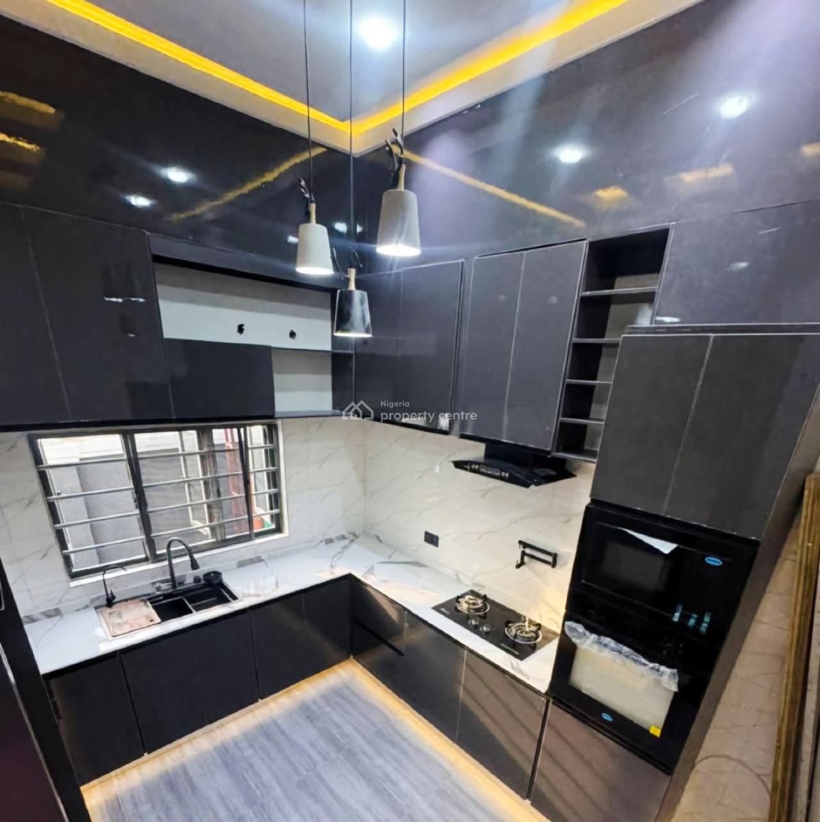 Brand New Contemporary 3 Bedroom Bungalow in a Secure Estate, Omachi Estate, Rumuodomaya, Port Harcourt, Rivers, Detached Bungalow for Sale