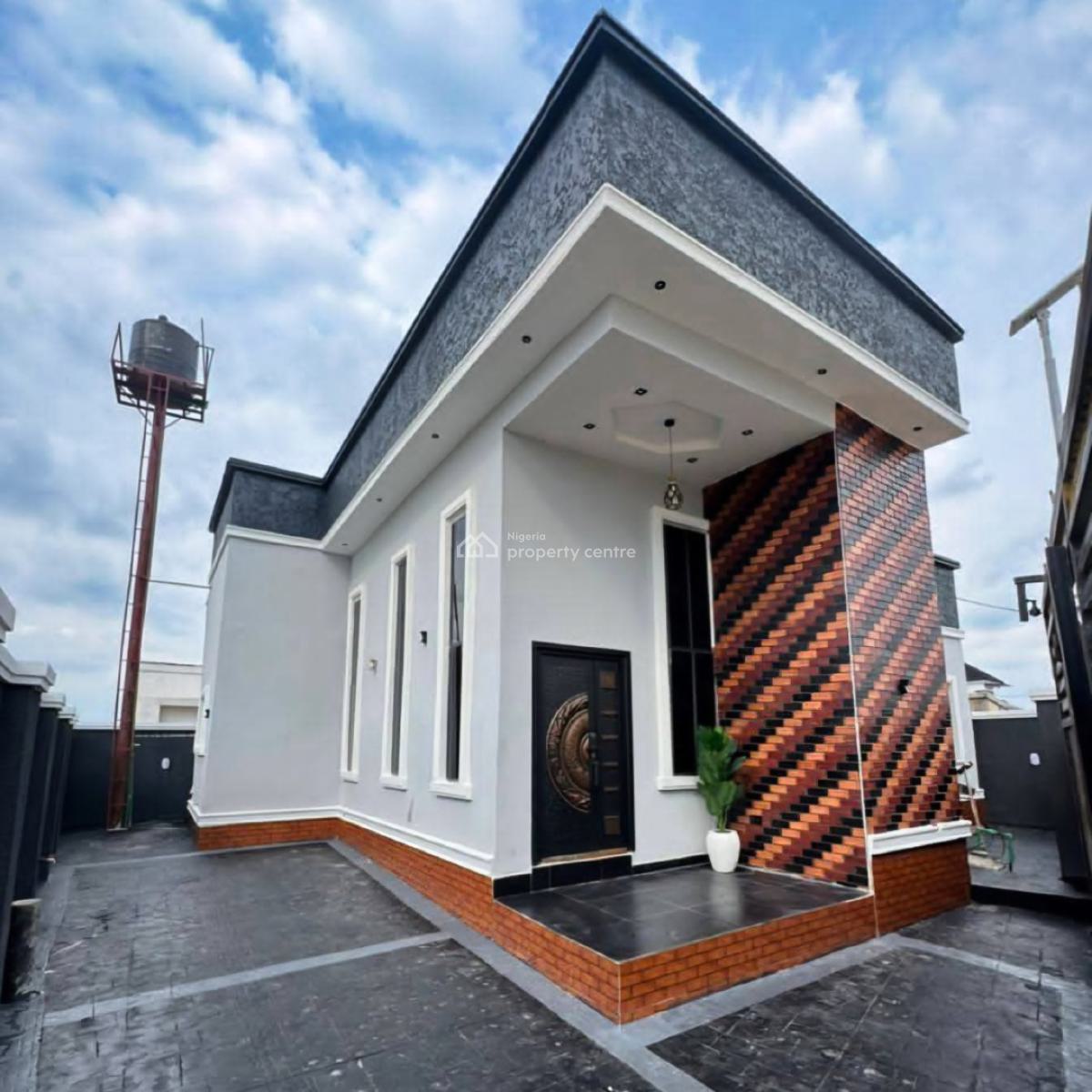 Brand New Contemporary 3 Bedroom Bungalow in a Secure Estate, Omachi Estate, Rumuodomaya, Port Harcourt, Rivers, Detached Bungalow for Sale