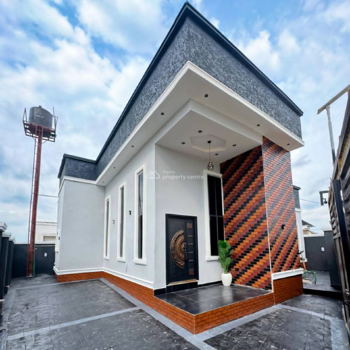 Brand New Contemporary 3 Bedroom Bungalow in a Secure Estate, Omachi Estate, Rumuodomaya, Port Harcourt, Rivers, Detached Bungalow for Sale