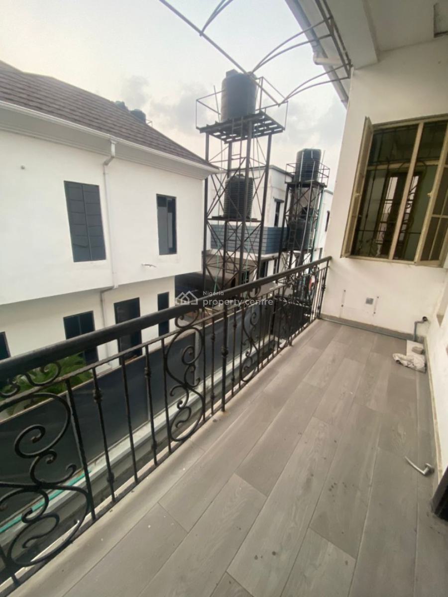 Partly Furnished 5 Bedrooms Detached Duplex with Pool & Inverter, Lakeview Estate, Orchid Road, Lekki, Lagos, Detached Duplex for Rent
