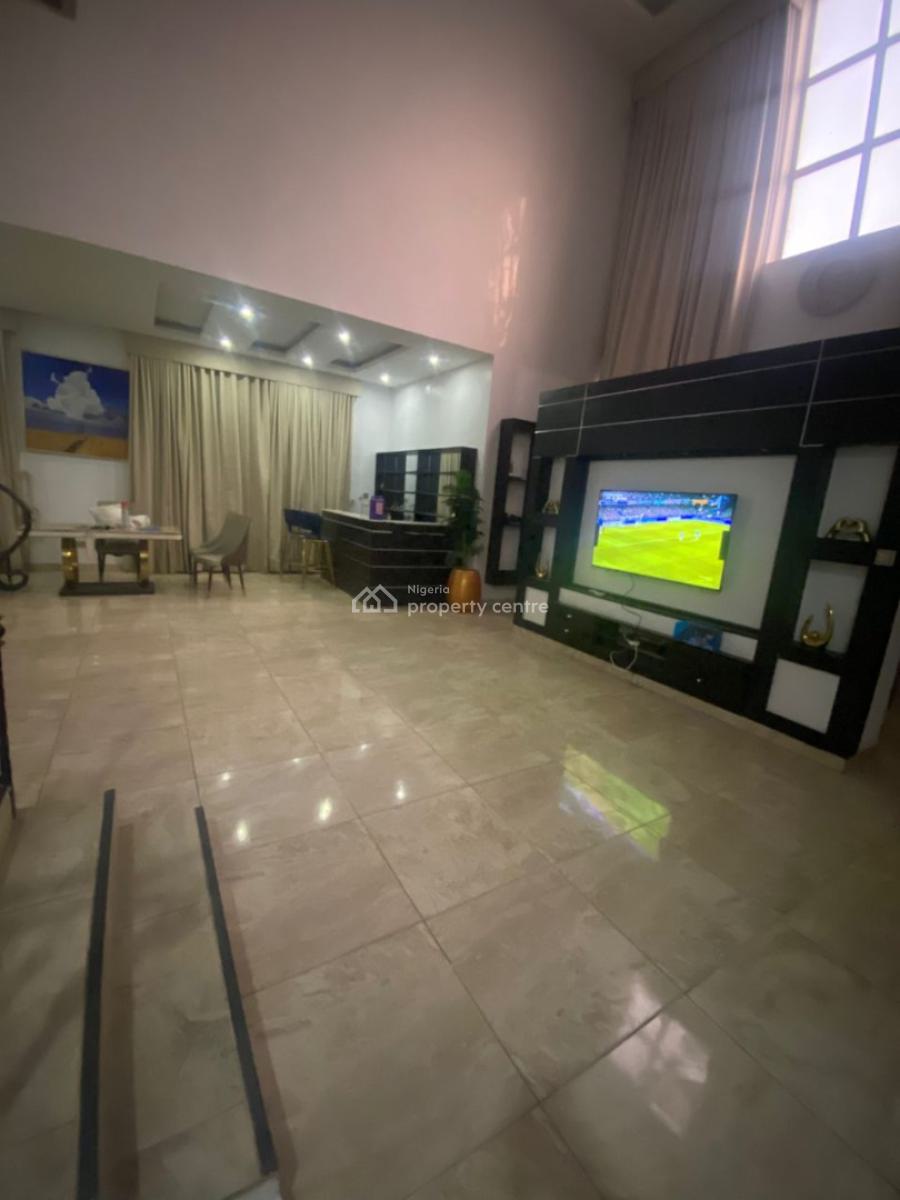 Partly Furnished 5 Bedrooms Detached Duplex with Pool & Inverter, Lakeview Estate, Orchid Road, Lekki, Lagos, Detached Duplex for Rent