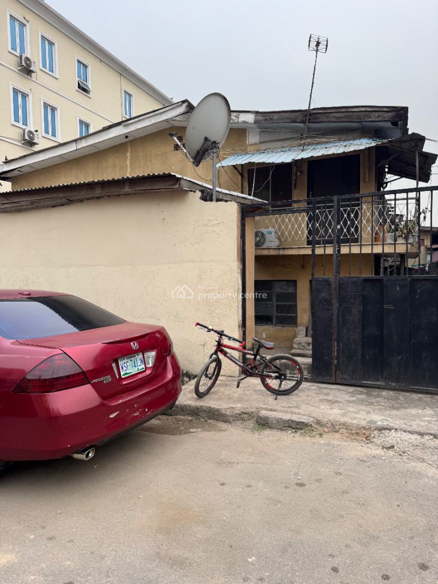 Distress Block of Flats with 5 Bedroom Bq at The Back on a Full Plot, Allen, Ikeja, Lagos, House for Sale