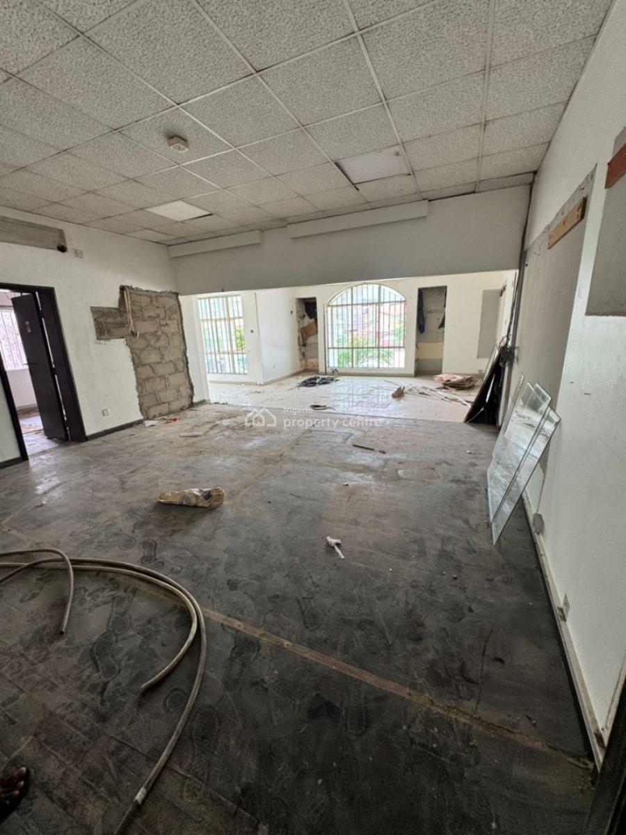 Detached House with a Restructured Open Spaces and Two Rooms Boys Quater, Lekki Phase 1, Lekki, Lagos, Commercial Property for Rent