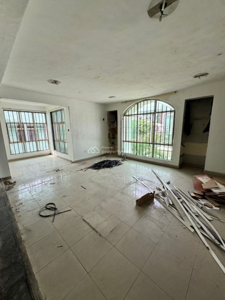 Detached House with a Restructured Open Spaces and Two Rooms Boys Quater, Lekki Phase 1, Lekki, Lagos, Commercial Property for Rent