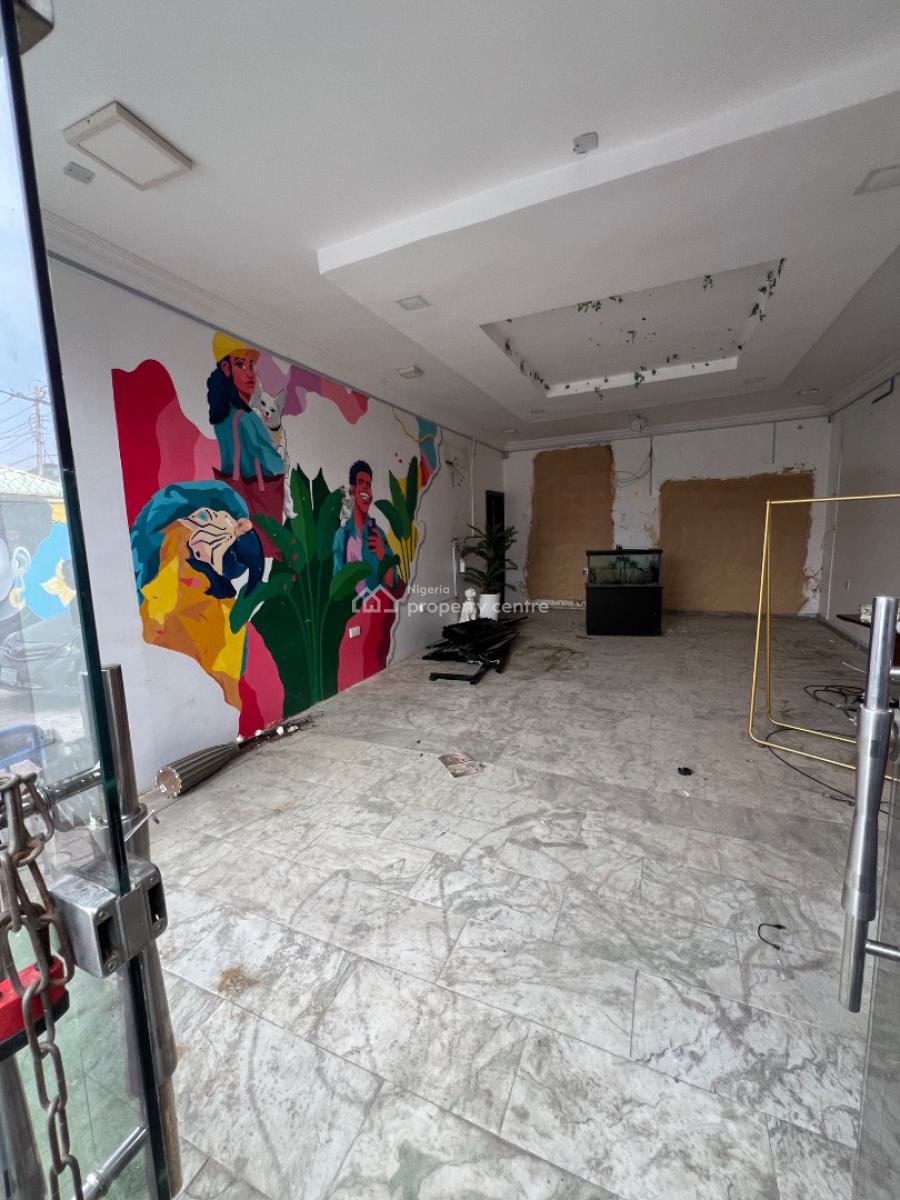Ground Floor Shop/commercial Space on a Major Commercial Road, Lekki Phase 1, Lekki, Lagos, Commercial Property for Rent