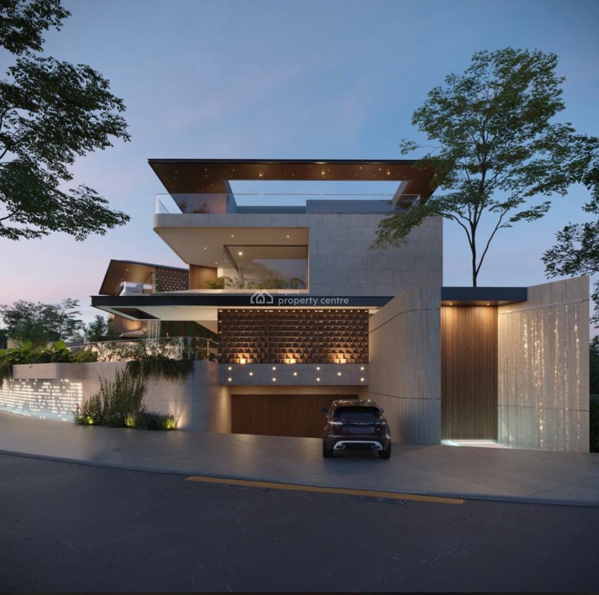 Off Plan Luxury 5 Bedroom Fully Detached Duplex with Elevator, Pool, Asokoro District, Abuja, Detached Duplex for Sale