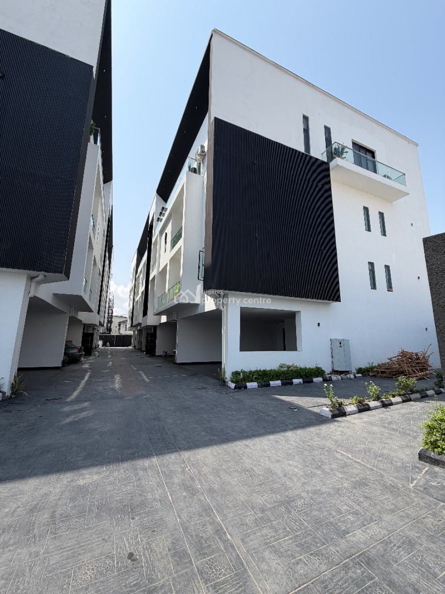 Spacious 4 Bedroom Terrace Duplex with Bq and Pool, Ikate, Lekki, Lagos, Terraced Duplex for Sale