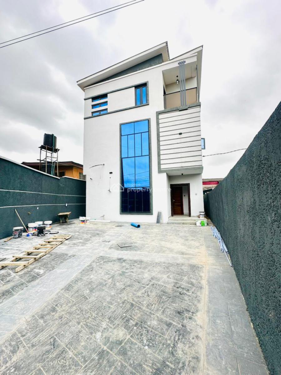 Nicely Built 4 Bedroom Semi Detached Duplex Plus Bq, Gbagada, Lagos, Semi-detached Duplex for Sale